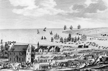 Ewakuacja Holandii przez rosyjskich Anglo i kapitulacja księcia Yorku w 10. mgle An VIII (1 listopada