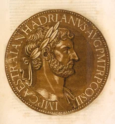 Cesarz Hadrian (kolor lito)