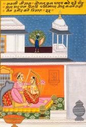 Miniatura na papierze, Ragini Vibhas, Szkoła Nathdwara