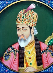 Miniaturowy obraz na papierze cesarza Mogołów Shah Jahana