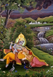 Miniaturowy obraz Radha Krishna