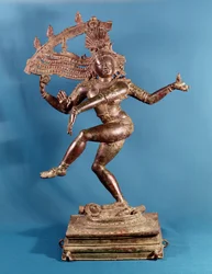 Siva Nataraja, dynastia Chola, koniec XI w. (brąz)