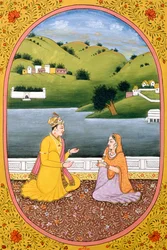 Kalendarz roczny ze zdjęciem i obrazem dla hinduskiego miesiąca Kartik, Indie