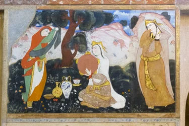 Świeże w Chehel Sotoun Palace, Isfahan, Iran