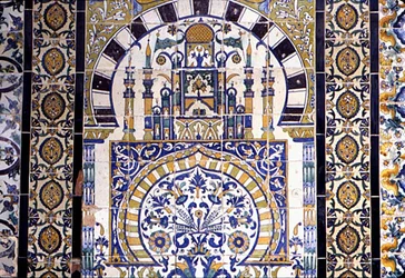 Tunezja w Kairouan: dekoracja Meczetu