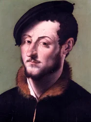 Portret mężczyzny (olej na desce topolowej)