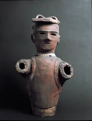 Nagrobna rzeźba z terakoty (haniwa), okres Kofun (250-538)