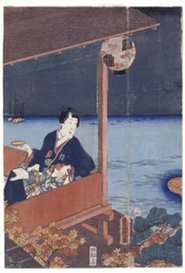 Genji (drzeworyt kolorowy)