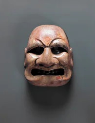 Maska teatralna, okres Asuka i Nara (552-794)