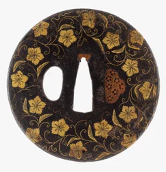 Tsuba: Kwiatowe zwoje