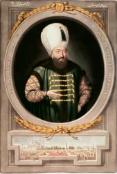 Imperium Osmańskie: Portret sułtana Ahmeda I (1590-1617)”” Biblioteka miniaturowa Muzeum Topkapi Sarayi w Stambule