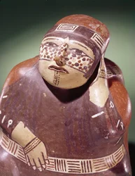 Zbieracz kakao ceramiki, kultura Nazca (ceramika) (detal z 231883)