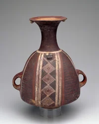 Naczynie, Inka (ceramika i pigment)
