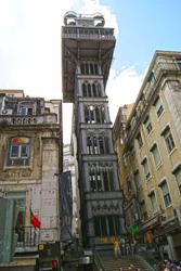 Winda Santa Justa, Lizbona, Portugalia (zdjęcie)