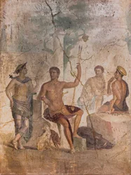 Meleager i Atalanta, Pompeje