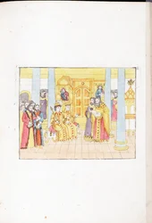 Ceremonia ślubna Michała I Rosji (Michael Fiodorowicz Romanov