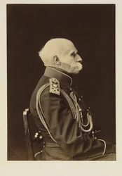 Hrabia Friedrich Benjamin von Lutke, niemiecki nawigator, geograf i badacz Bałtyku, poddany Imperium Rosyjskiego - Portret hrabiego Fiodora Pietrowicza Litke (1797-1882), Anonim . Litografia