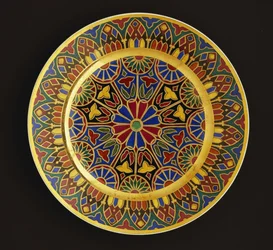 Cesarski talerz obiadowy Mikołaja I, Cesarska Fabryka Porcelany, St. Petersburg