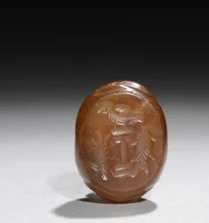 Intaglio na ołtarz ognia, ok.400 (chalcedon)