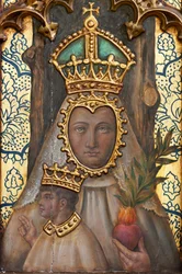 Ermitaż (Ermitaż Nuestra Señora de La Plaza). Wnętrze. Ołtarz. Szczegół. Ołtarz (obraz)