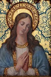 Ermitaż (Ermitaż Nuestra Señora de La Plaza). Wnętrze. Ołtarz. Szczegół. Ołtarz (obraz)