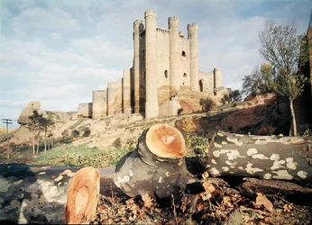 Castillo de Coyanza, zbudowany w XIV-XV w. przez hrabiów Walencji (zdjęcie)
