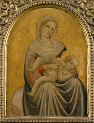 Dziewica z Dzieciątkiem, c.1420 (tempera na panelu)