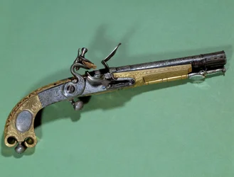 Broń: pistolet krzemienny autorstwa Joachima Murata