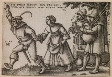 „Koniec roku” z cyklu „Uczta chłopska czyli dwanaście miesięcy”