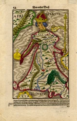 Alegoryczna mapa Europy, ok. 1540-50 (drzeworyt)