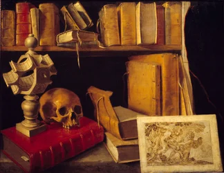 Próżność z zegarem słonecznym. Obraz Sebastiana Stoskopffa (1597-1657)