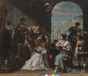 Salomon uwielbia bożki, ok. 1724