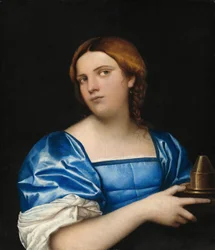 Portret młodej kobiety jako Mądrej Dziewicy, c. 1510.