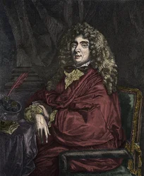 Portret Jean-Baptiste Poquelin dit Moliere (Jean Baptiste Poquelin