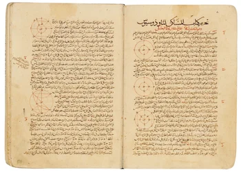 Kompendium traktatów o astronomii i matematyce autorstwa Nasira Al-Dina Muhammada bin Al-Hasana Al-Tusiego