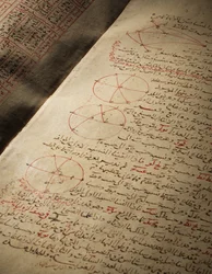 Kompendium traktatów o astronomii i matematyce autorstwa Nasira Al-Dina Muhammada bin Al-Hasana Al-Tusiego