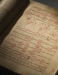 Kompendium traktatów o astronomii i matematyce autorstwa Nasira Al-Dina Muhammada bin Al-Hasana Al-Tusiego