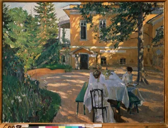 Latem - Malarstwo Siergieja Arseniewicza Winogradowa (1869-1938), olej na płótnie