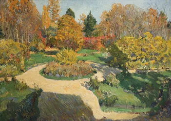 Ogród jesienią, 1910