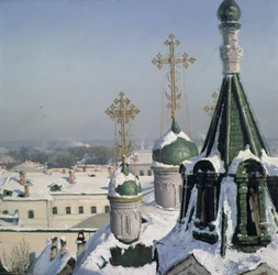 Widok z okna Moskiewskiej Szkoły Malarstwa, 1878