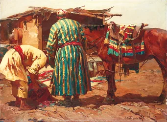 Sartes, Turkiestan (olej na płótnie)