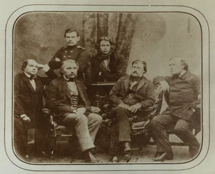 Współcześni: Iwan Gonczarow, Iwan Turgieniew, Lew Tołstoj, Dmitrij Grigorowicz, Aleksander Drużynin i