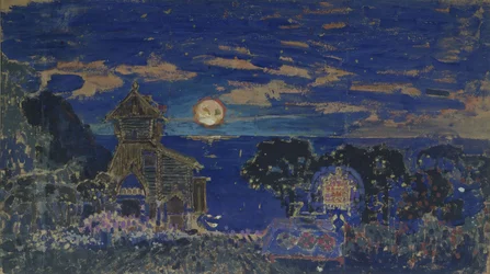 Scenografia do opery Kashchey the Deadless N. Rimskiego-Korsakowa, 1902