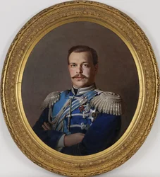 Portret cesarza Aleksandra III 1845-1894, ok. 1865