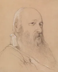 Portret brodatego mężczyzny