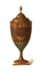 Okrągły futerał na nóż, 1908.