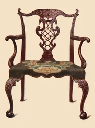 Krzesło mahoniowe, 1906