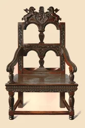 Krzesło dębowe Cacqueteuse, 1904