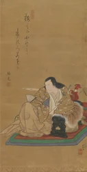 Portret aktora Arashiego Rikana I, ca. 1812.