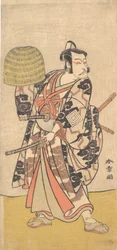Kabuki ac i r Ichikawa Dan Juro V, 1774.